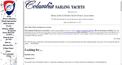 Desktop Screenshot of columbia-yachts.com