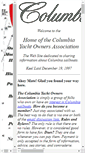Mobile Screenshot of columbia-yachts.com